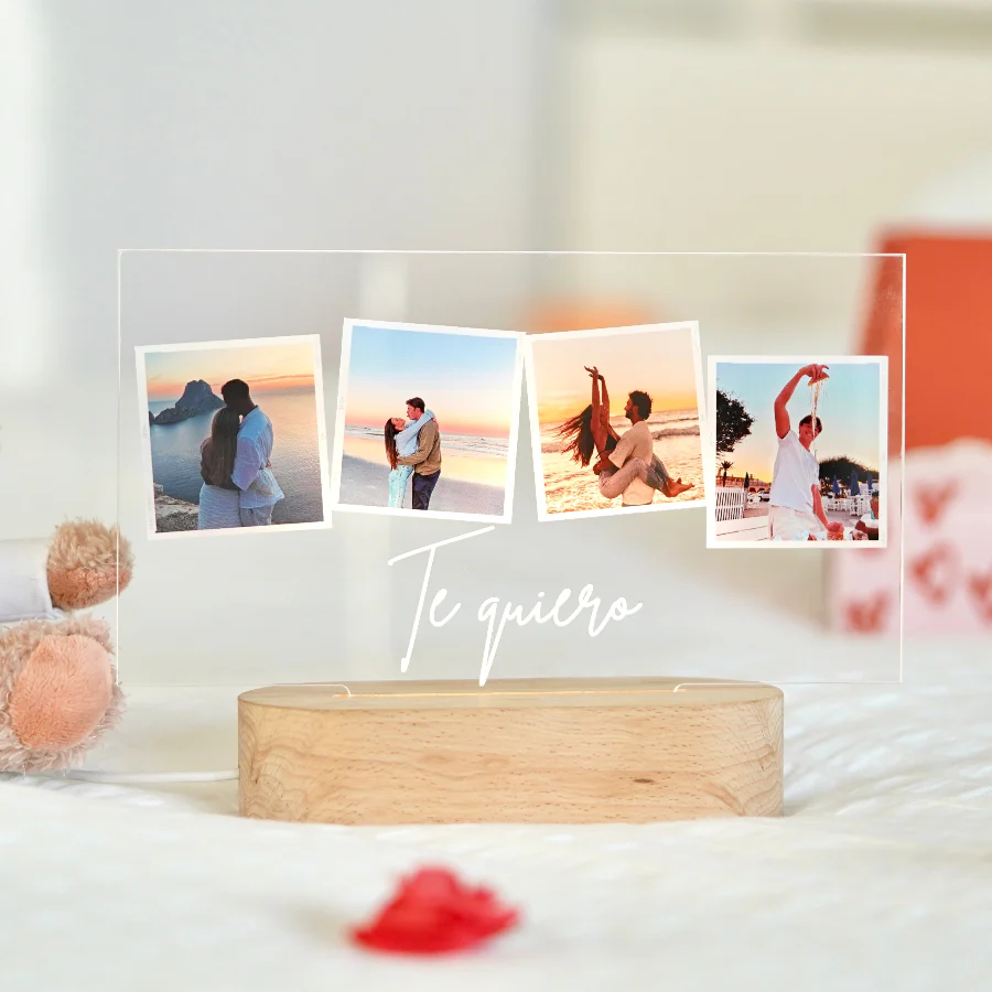 Un regalo personalizado para novio, con una dedicatoria especial.