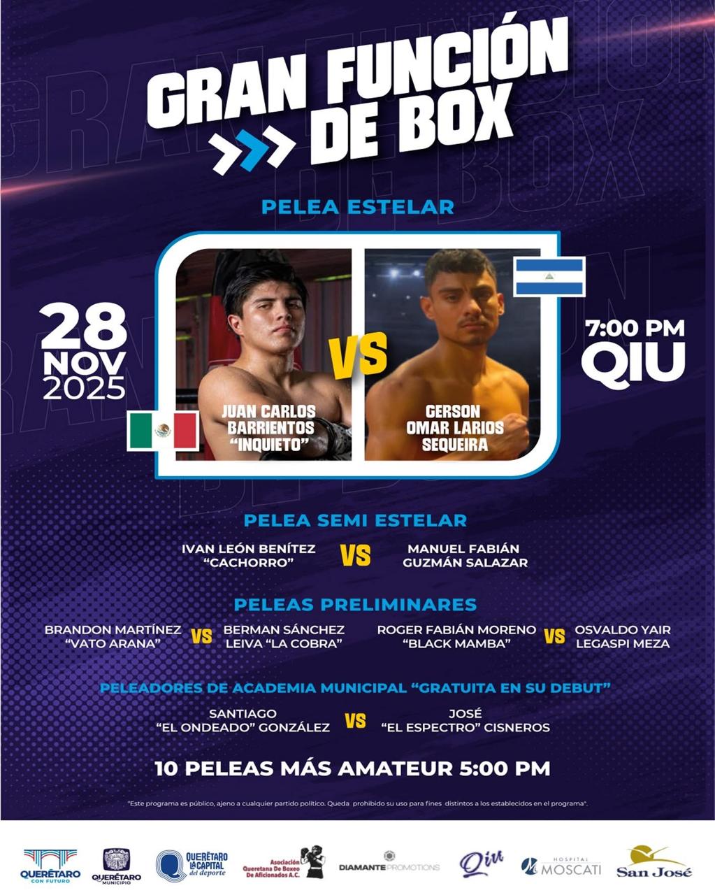 box profesional llega al Qiu