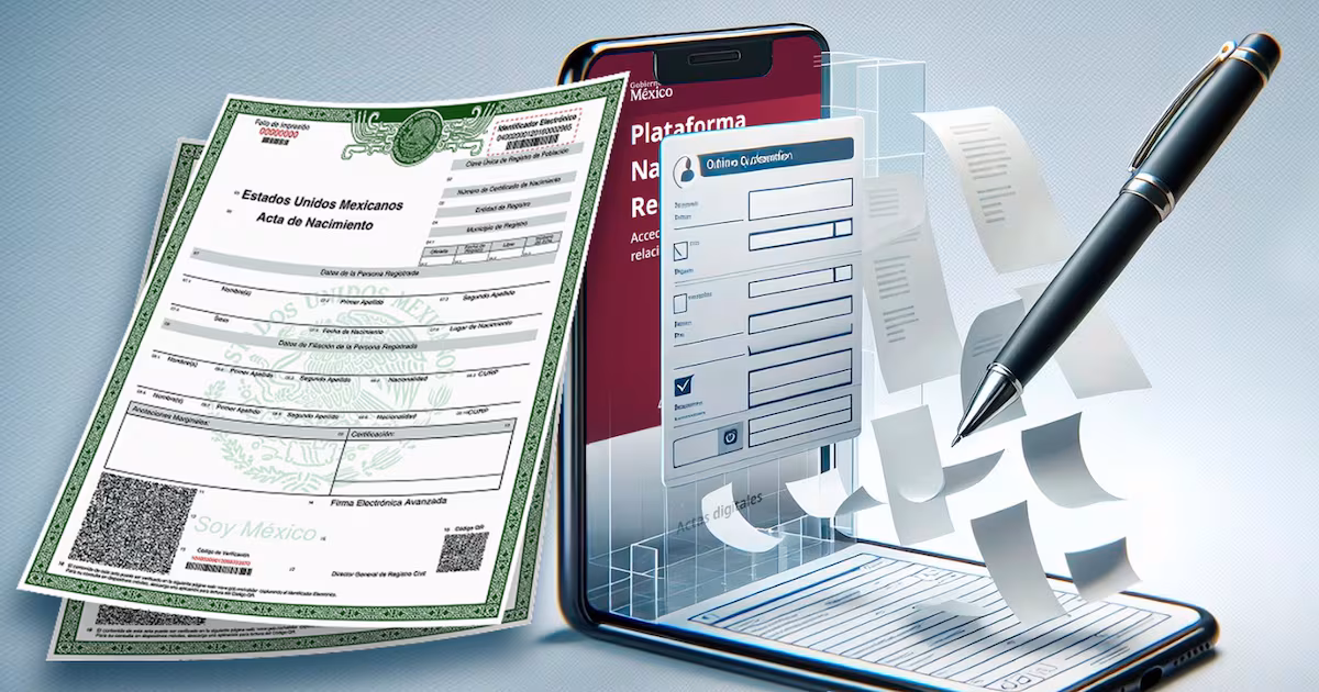 Acta de nacimiento en Línea 2026- Guía completa de costos y trámite digital