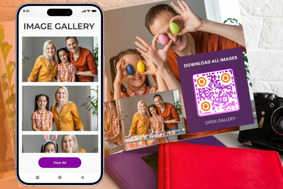 Álbum de Fotos Interactivo con Códigos QR