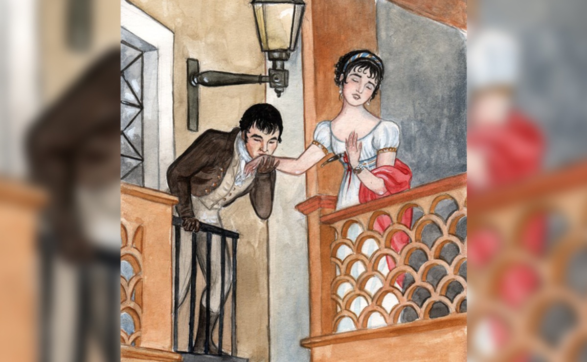 Balcones cercanos del Callejón del Beso en Guanajuato, ilustrando la leyenda.