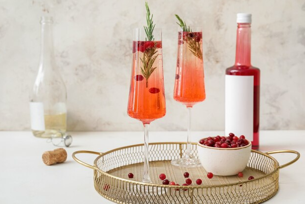 Champán de Arándano y Romero