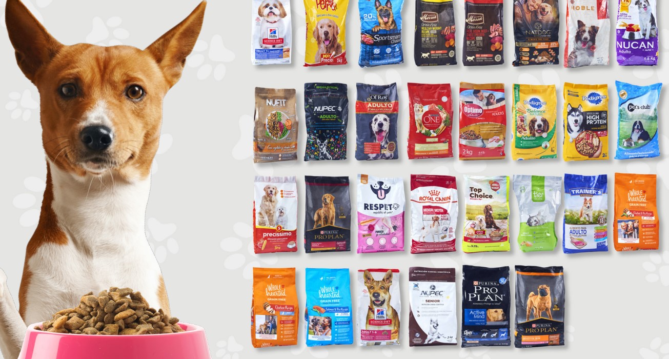 Tabla comparativa de las mejores marcas de alimento para perro recomendadas por Profeco.