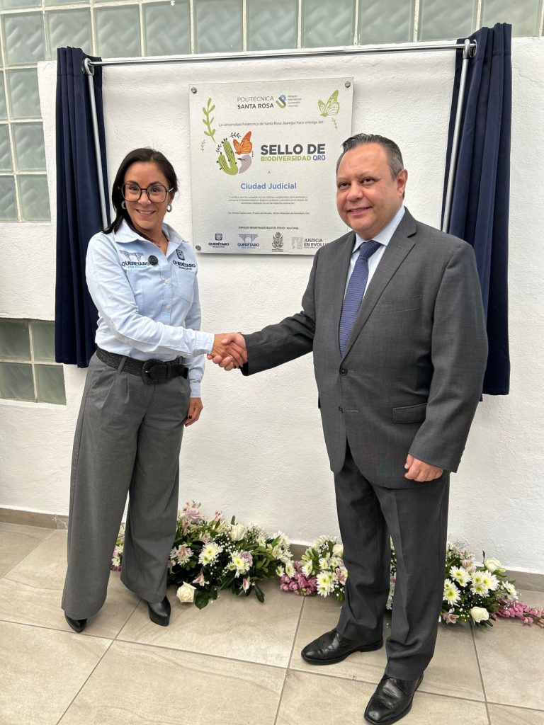 Ciudad Judicial recibe Sello de Biodiversidad