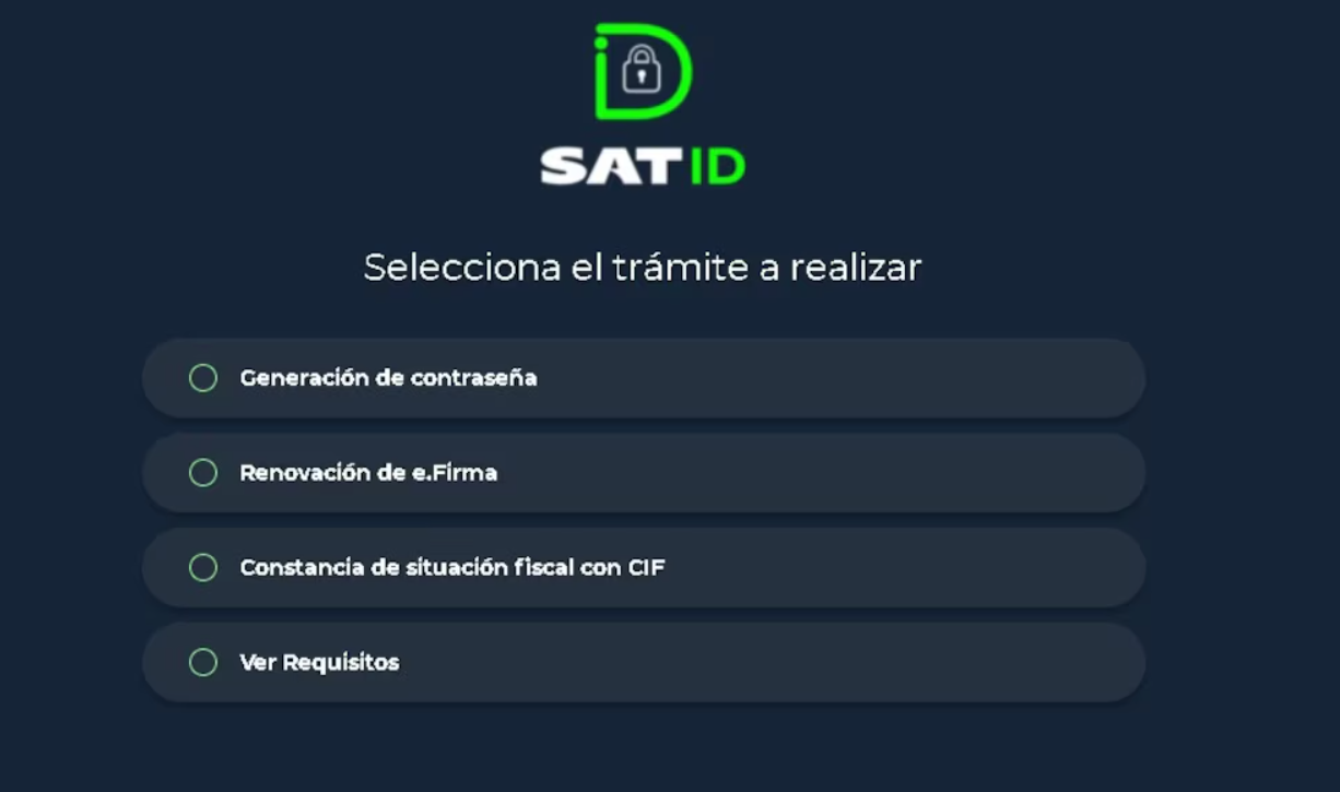 SAT ID (La Solución si Olvidaste tus Claves)