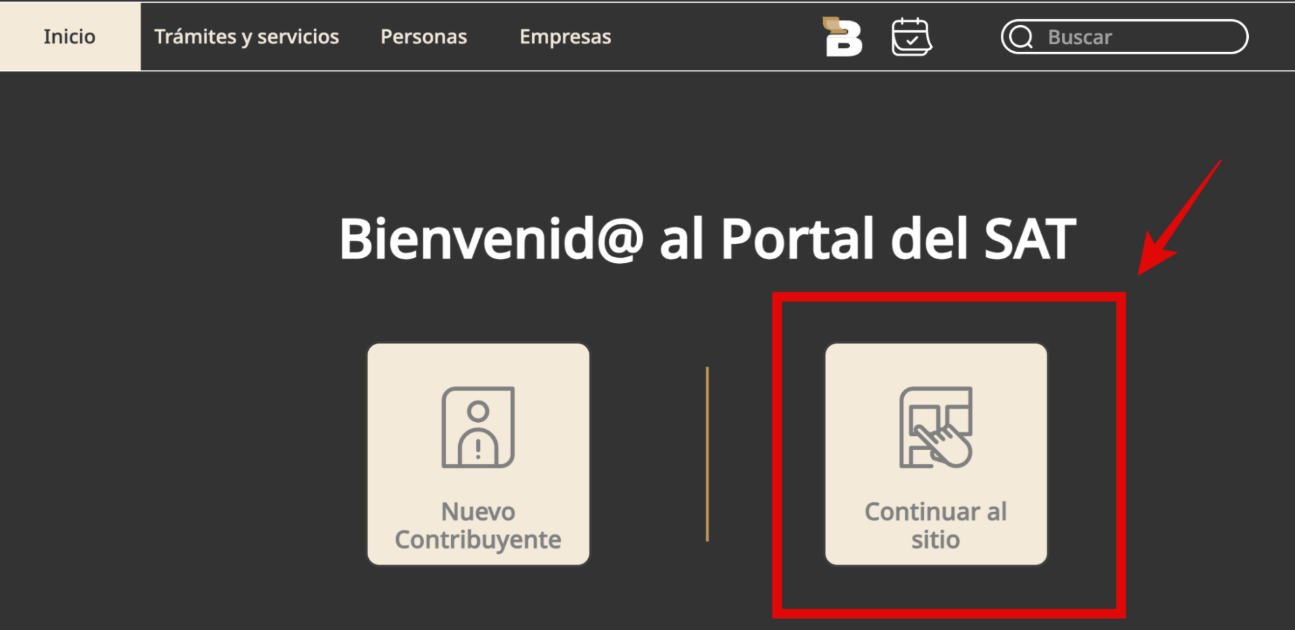 Ingresa al Portal del SAT