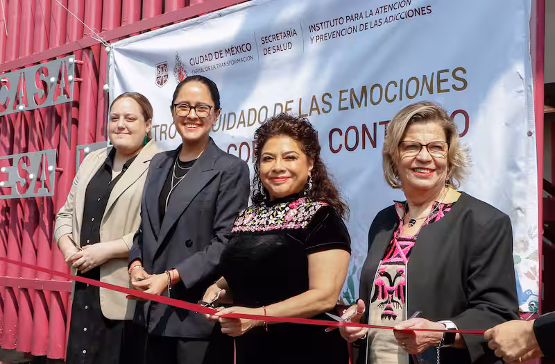 Fachada de un Centro de Cuidado de las Emociones en CDMX, un recurso para ayuda psicológica gratuita.
