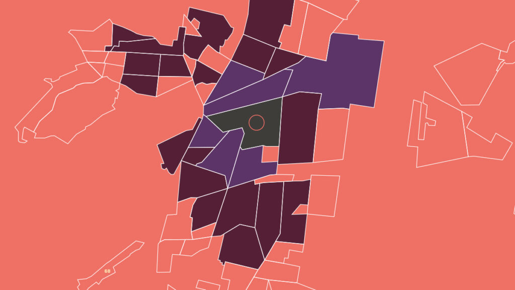Un mapa de la CDMX destacando las principales colonias emergentes para rentar.