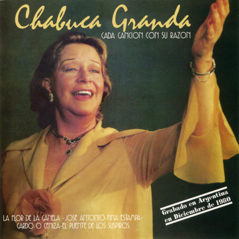 Un vinilo antiguo de Chabuca Granda, mostrando el legado de 'La Flor de la Canela'.