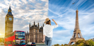 Comparativa del precio del metro cuadrado de lujo entre París y Londres