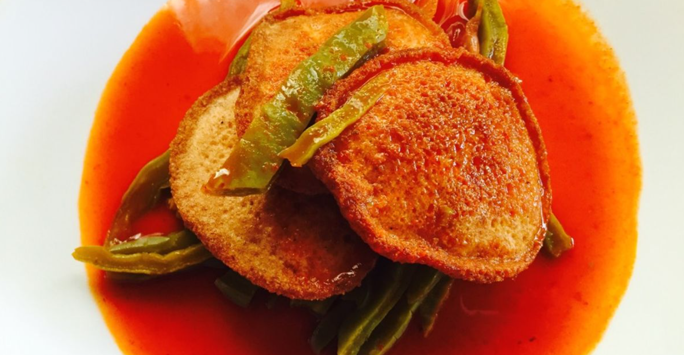 Tortitas de camarón con nopales