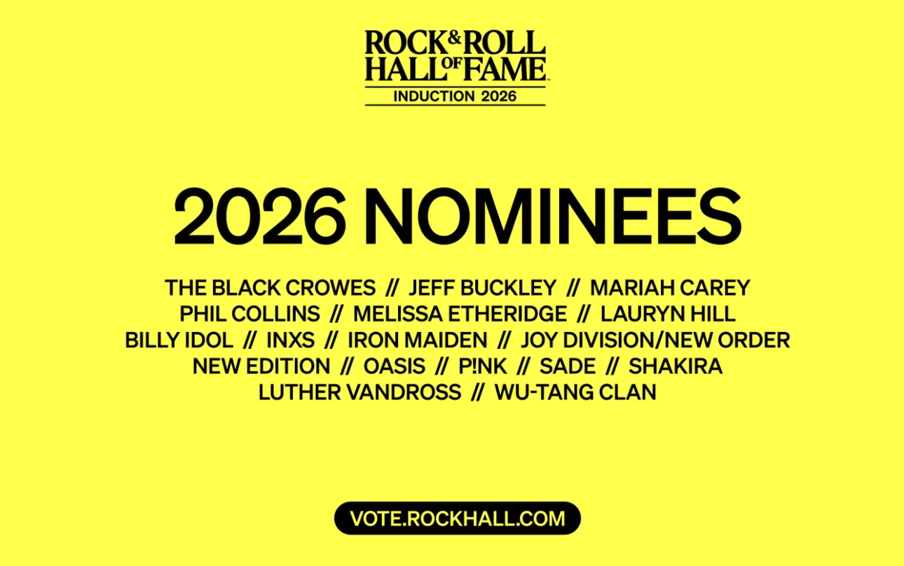 La Lista Completa de Nominados al Salón de la Fama del Rock 2026