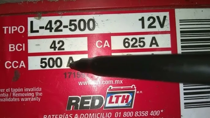Cómo interpretar el código LTH (Letras y Números)