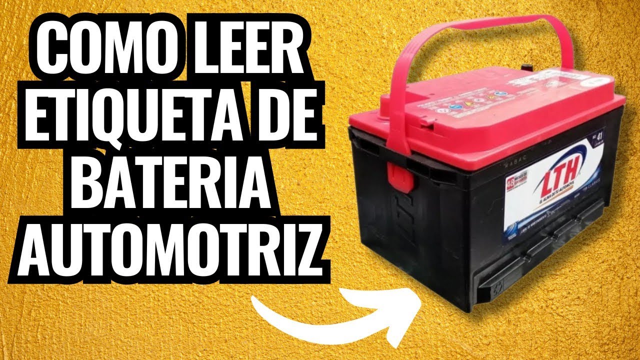 Cómo leer la fecha ade fabricación de una batería LTH (Guía Visual)