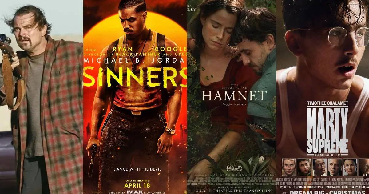 Fragmentos de películas destacadas, representando las Nominaciones Premios Oscar 2026.