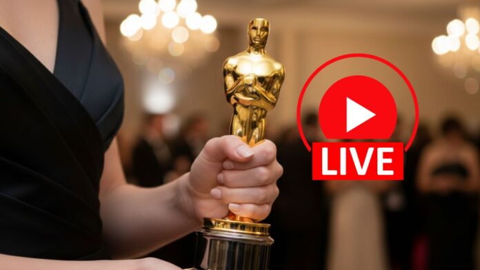 Iconos de plataformas de streaming y redes sociales, ilustrando dónde ver las Nominaciones Premios Oscar 2026 online. Iconos de plataformas de streaming y redes sociales, ilustrando dónde ver las Nominaciones Premios Oscar 2026 online.