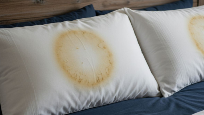 ¿Cómo eliminar las manchas amarillas de las almohadas sin usar cloro?