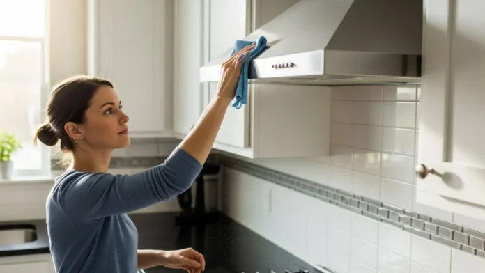 Cómo quitar el cochambre de la campana de la cocina usando solo aceite de cocina