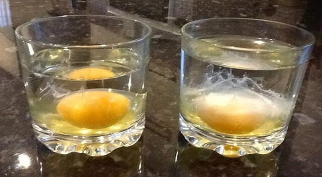 Interpretación de las burbujas y picos en un vaso de agua tras una limpieza energética con huevo.