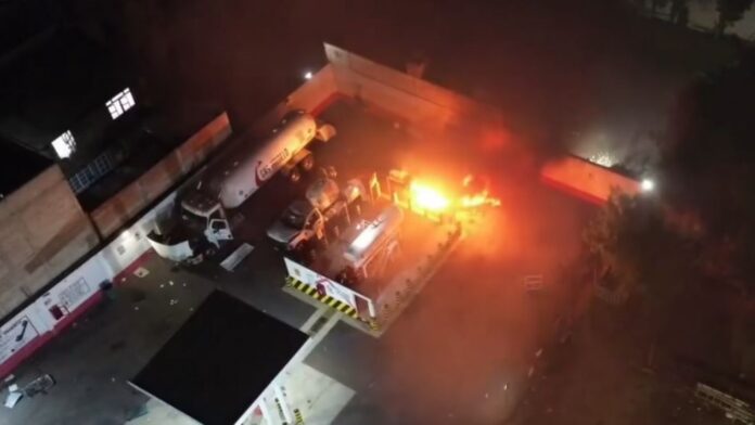 Explosión de estación de gas LP