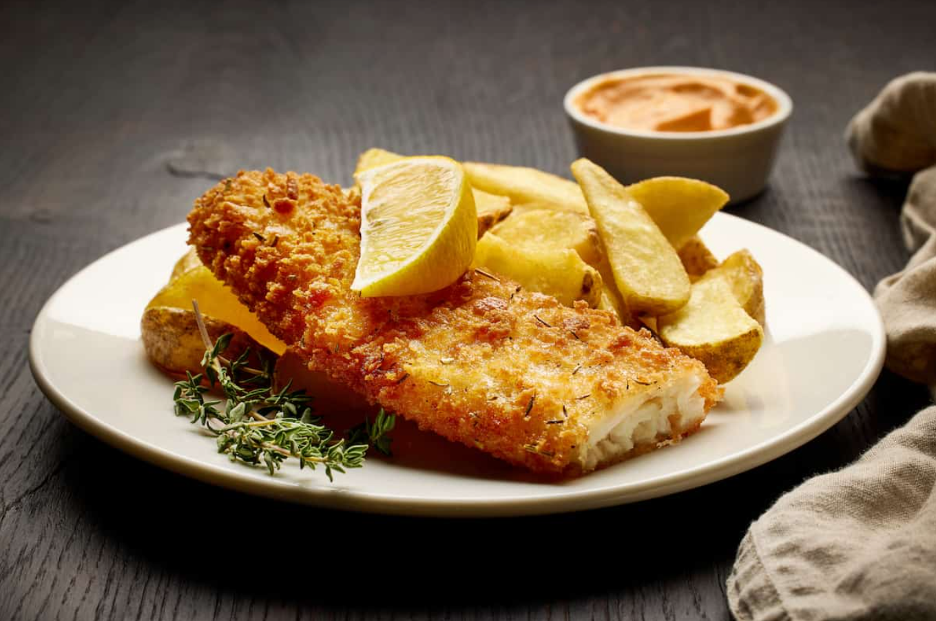 Pescado empanizado