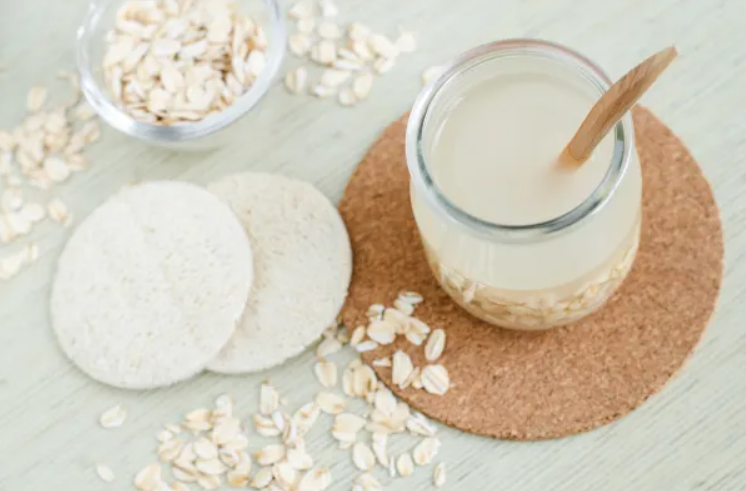 Compresas de leche y avena para reducir la inflamación