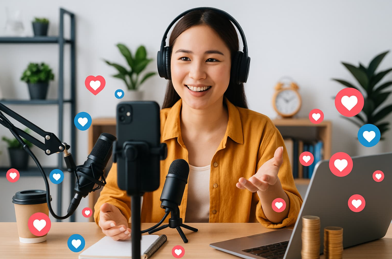 El poder de las transmisiones en vivo y los regalos