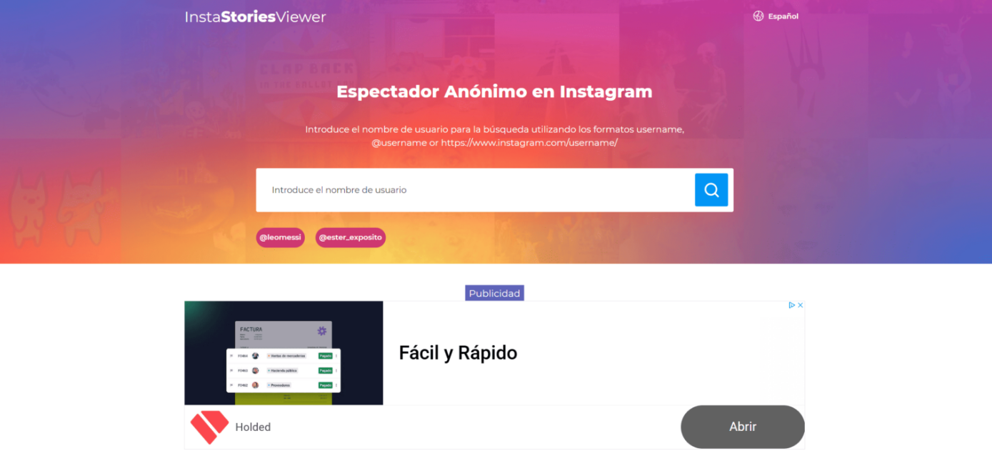 Insta Stories Viewer
