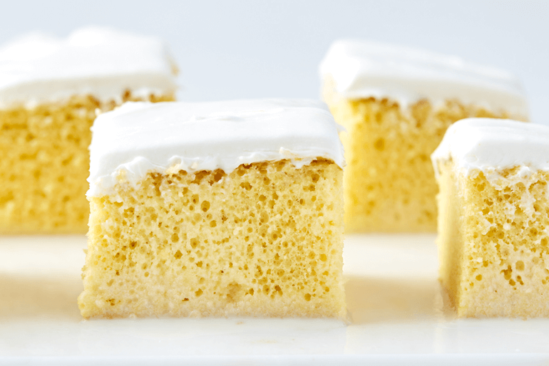 Receta casera del pastel de tres leches