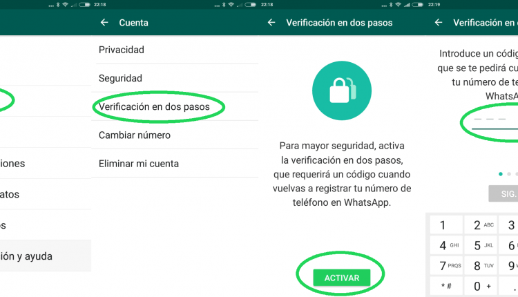 verificacion en dos pasos whatsapp