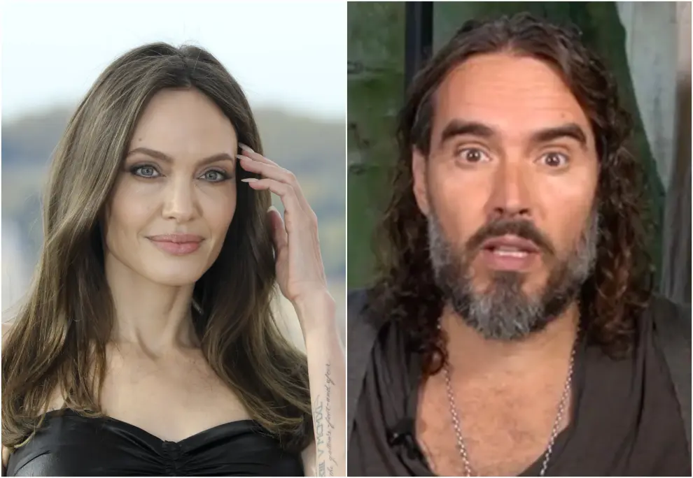 Angelina Jolie y Russell Brand (4 de junio de 1975)