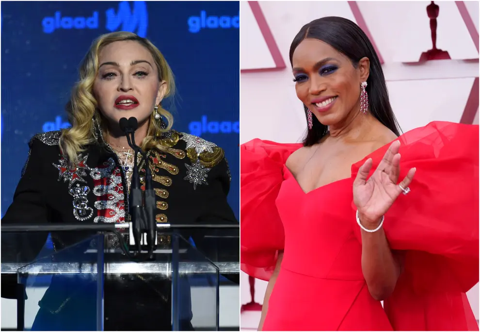 Angela Bassett y Madonna (16 de agosto de 1958)